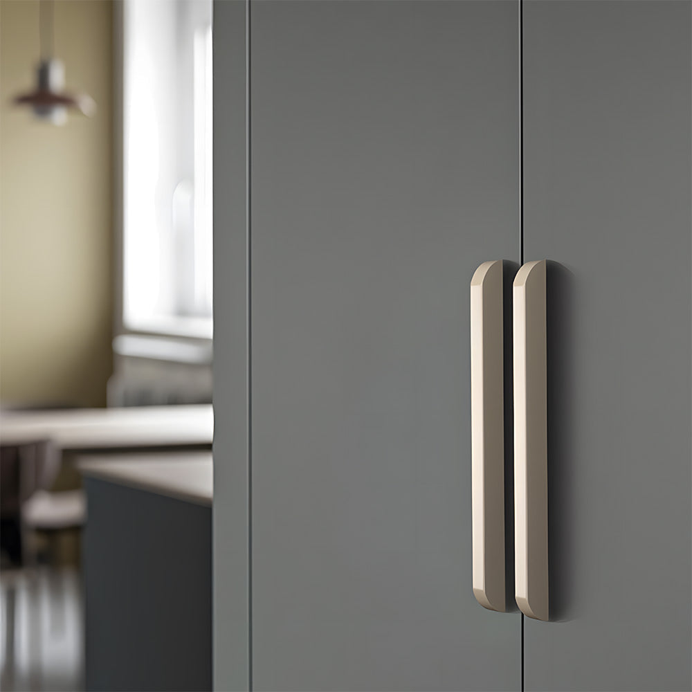 Soft-Curve Aluminum Cabinet Pulls front view
