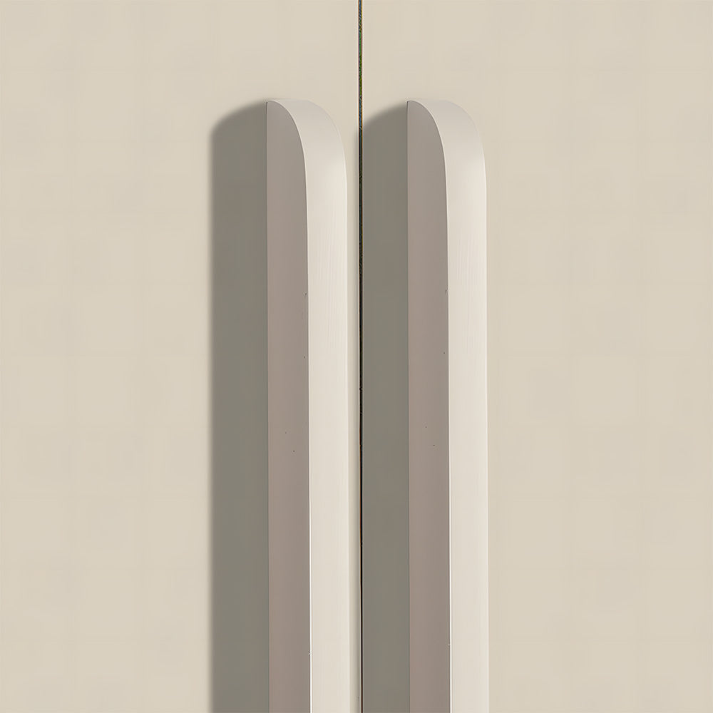 Soft-Curve Aluminum Cabinet Pulls on drawer front