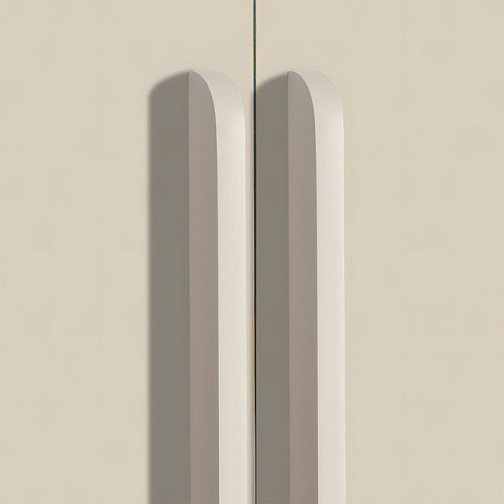 Soft-Curve Aluminum Cabinet Pulls on drawer front