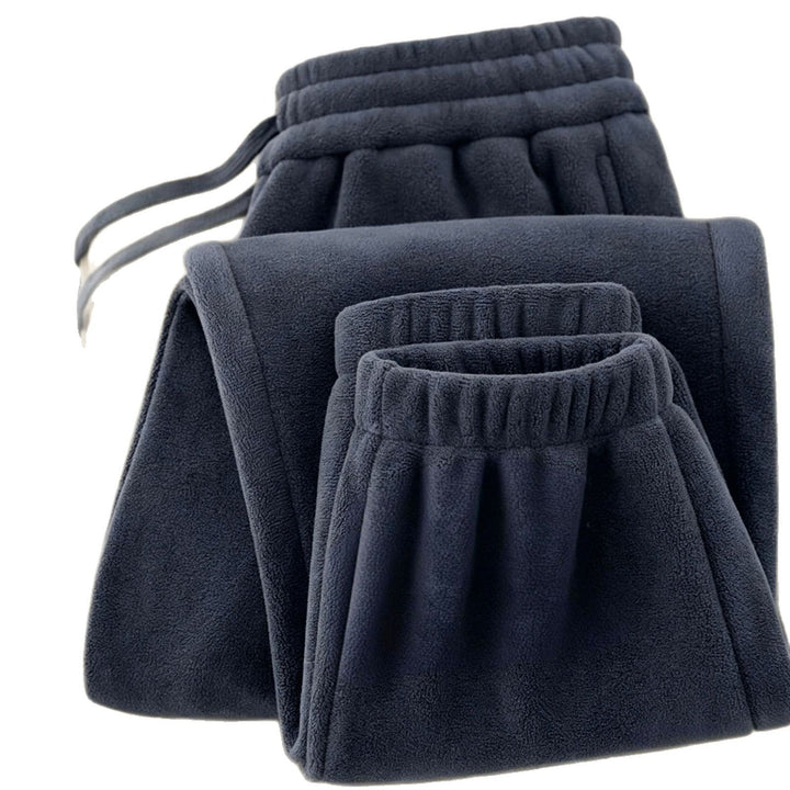 Dark Gray Soft Fleece Pants folded