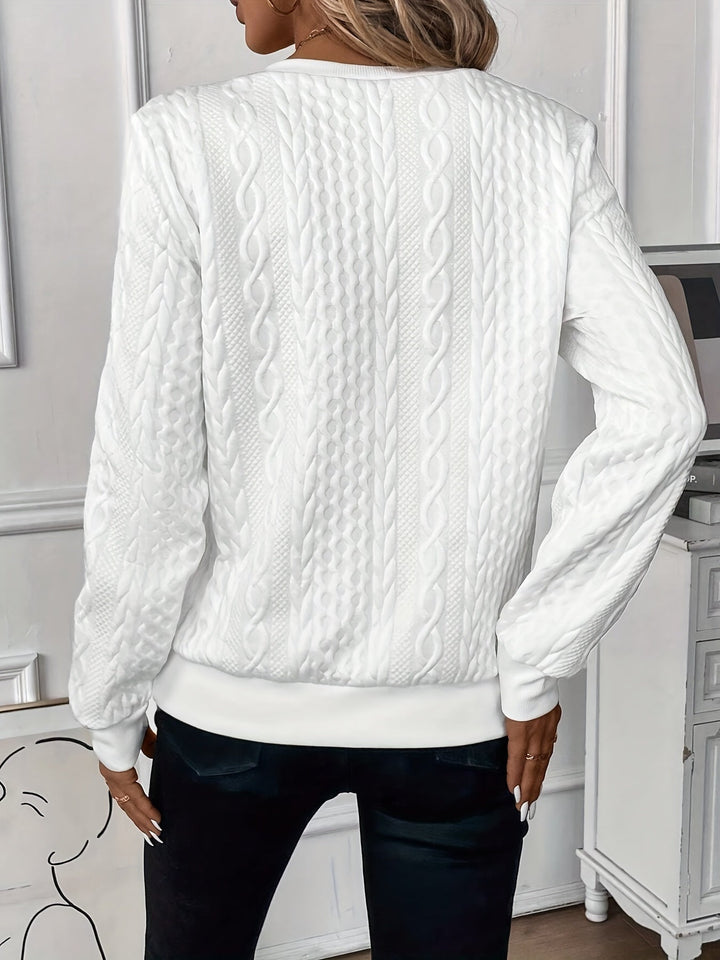 Gray Zip Pullover detail view