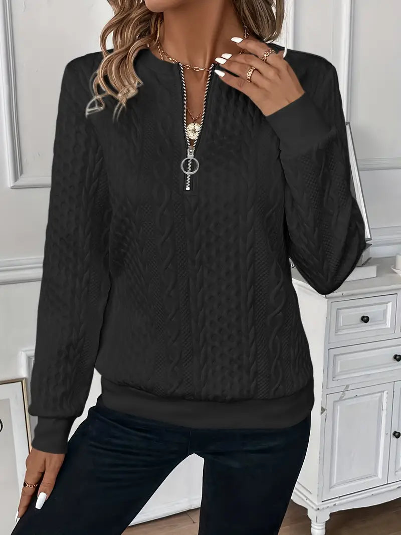 Zip Pullover detail view