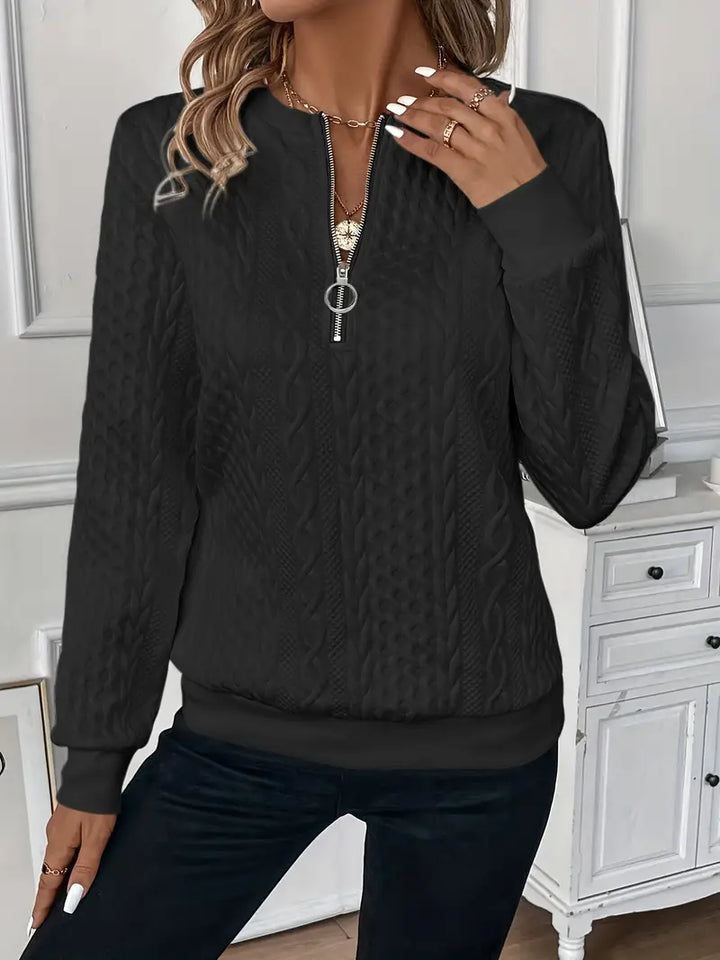 Zip Pullover detail view