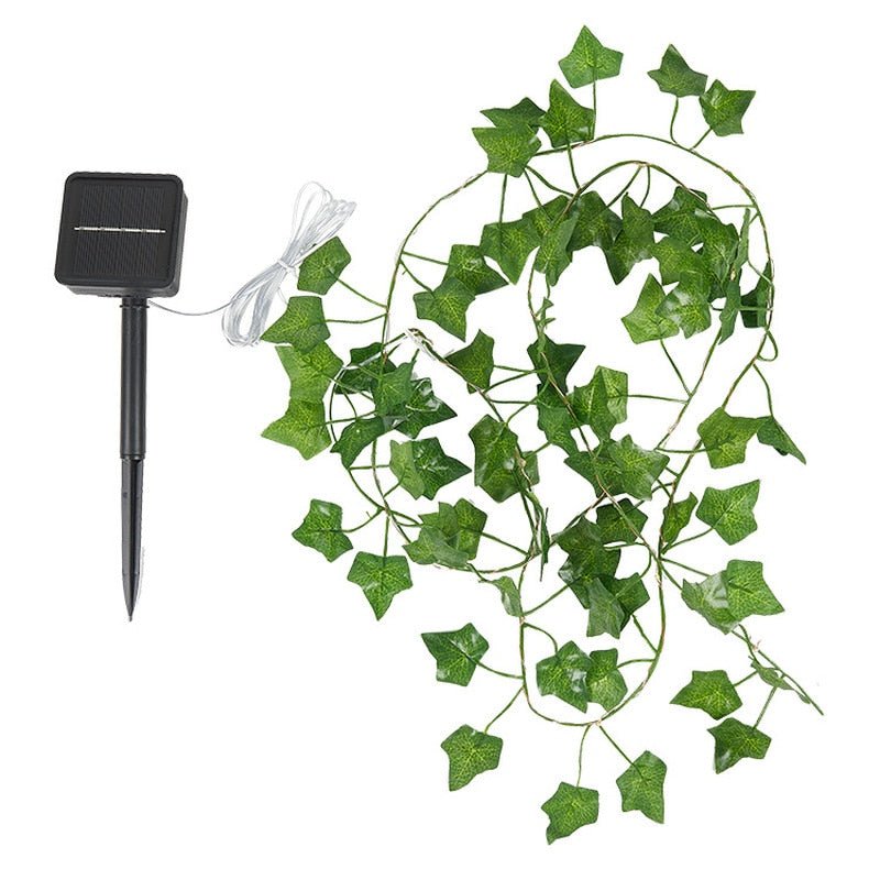 Solar Ivy String Lights patio lifestyle scene