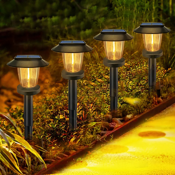 Solar Lantern-Glow Path Stake dimensions diagram alternate