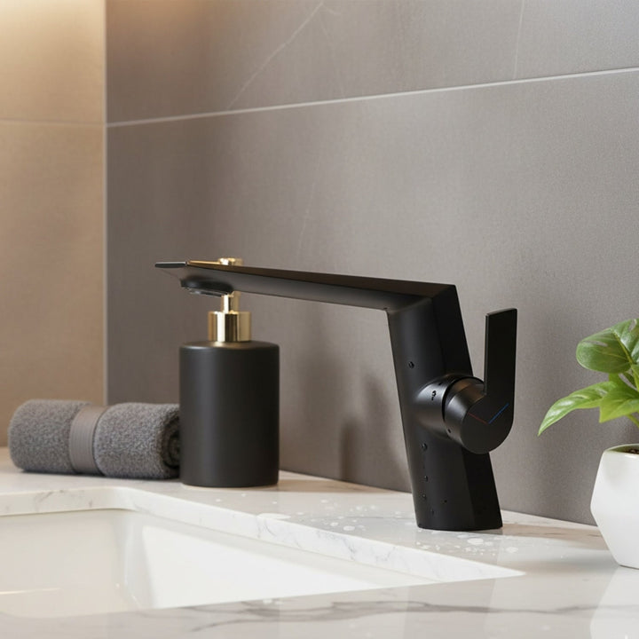 Solid Brass Nordic Bathroom Faucet finish options detail