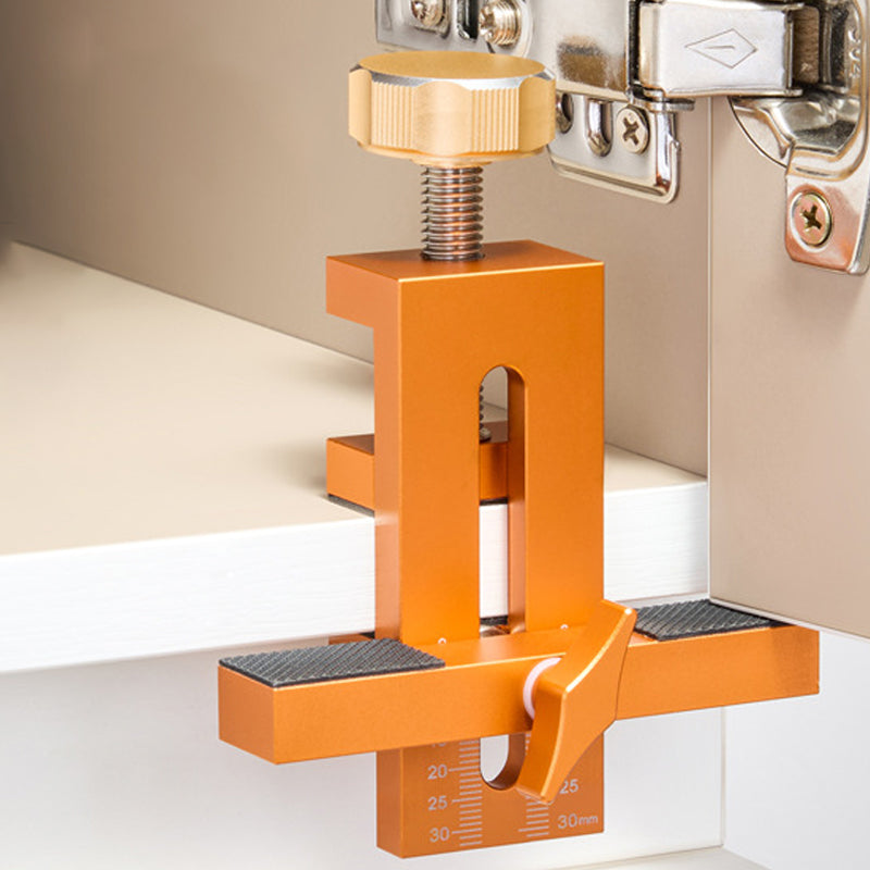 Aluminum Cabinet Door Jig height adjustment detail