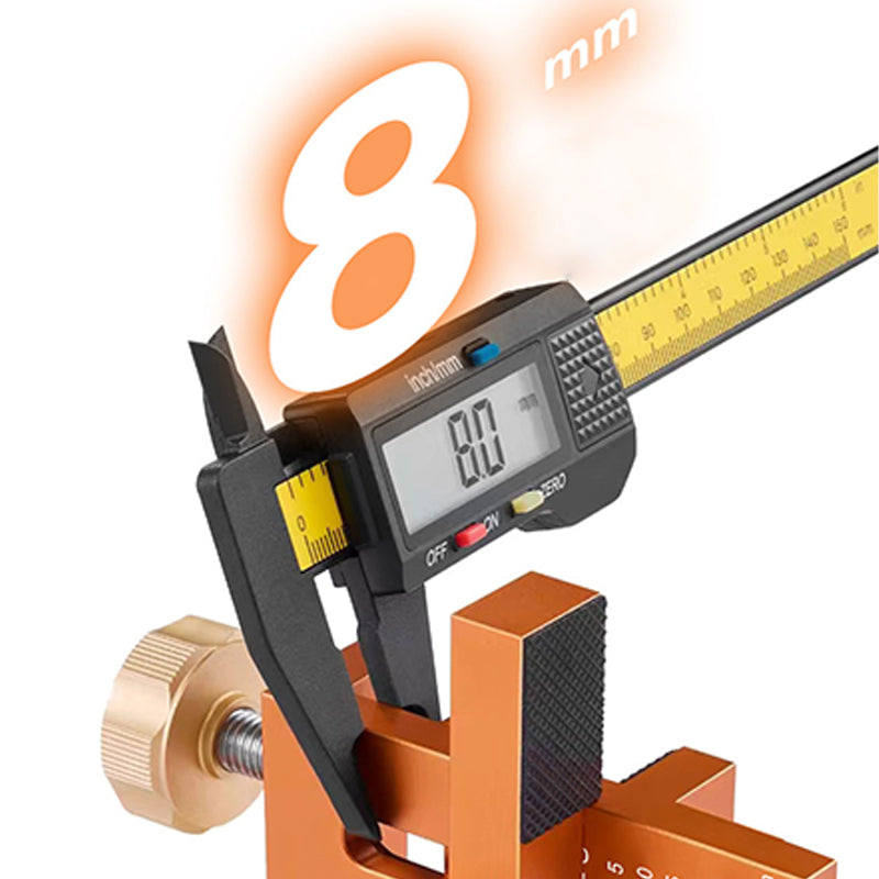 Aluminum Cabinet Door Jig installing hinge lifestyle