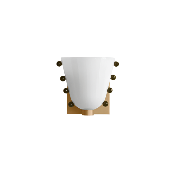 Sprinkled Glass Wall Sconce dimension diagram