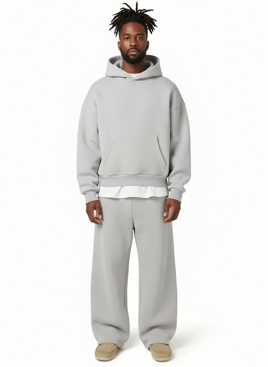 Straight-Fit Jogger Set front view