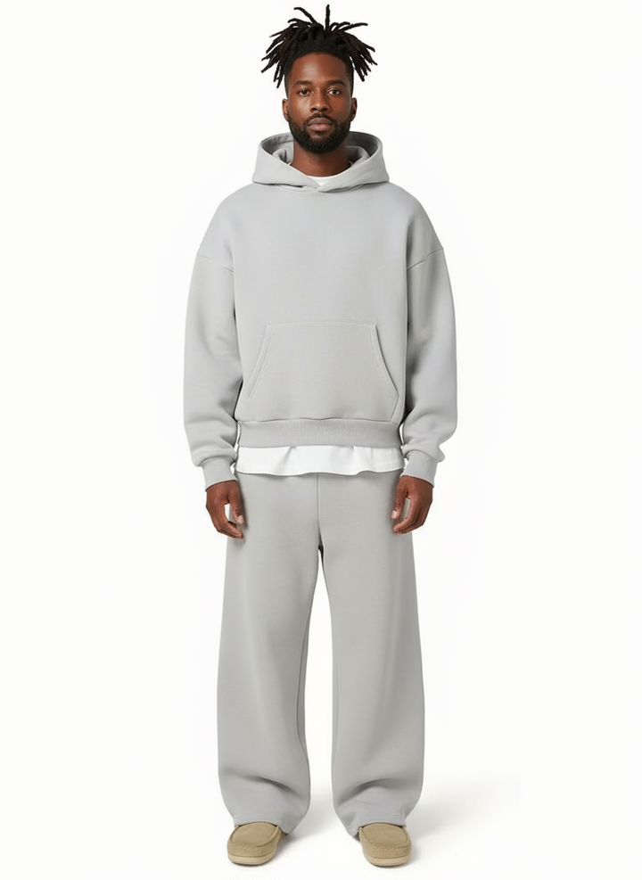 Straight-Fit Jogger Set front view