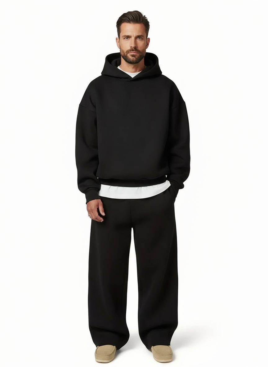 Straight-Fit Jogger Set back view