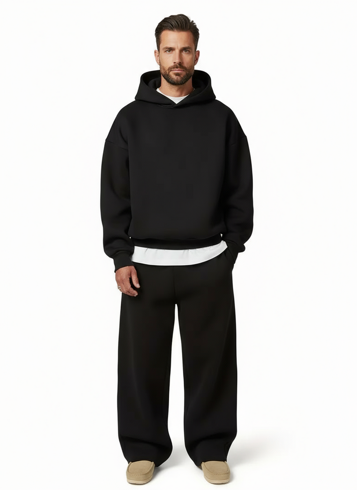 Straight-Fit Jogger Set back view