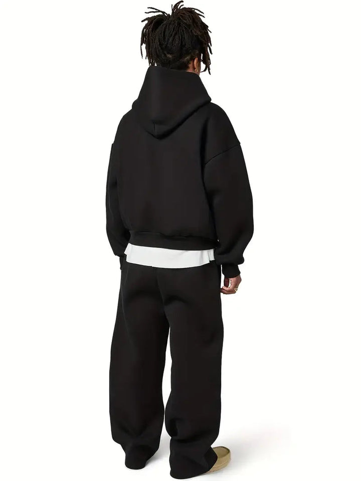 Straight-Fit Jogger Set fabric texture detail