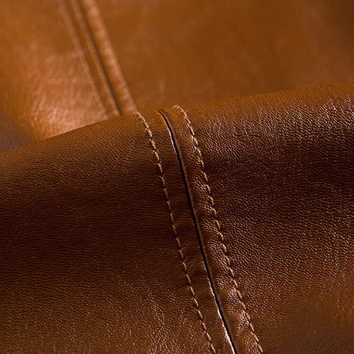 Leather Blazer Jacket leather texture detail