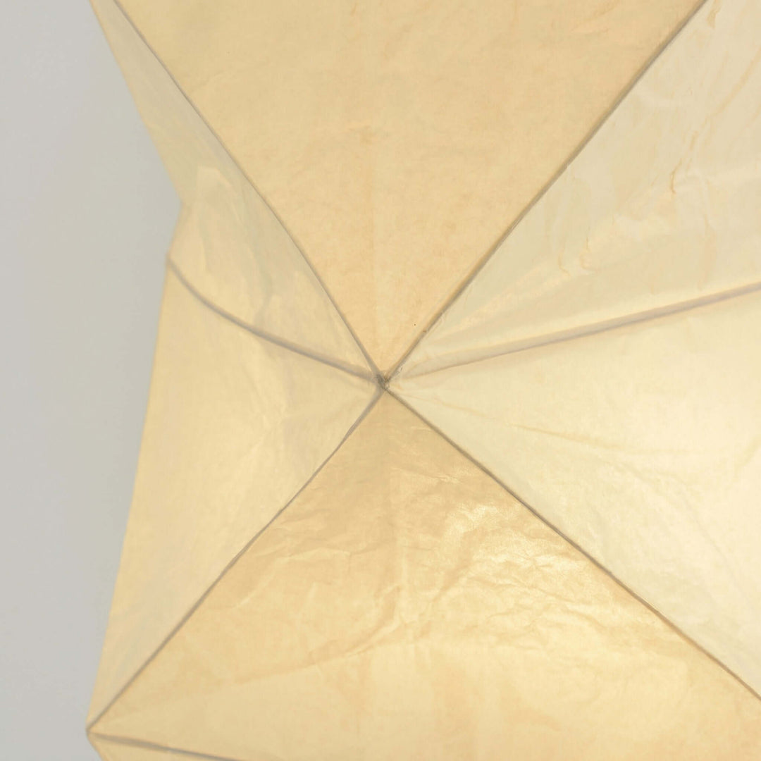 Tall Washi Paper Floor Lamp shade texture detail