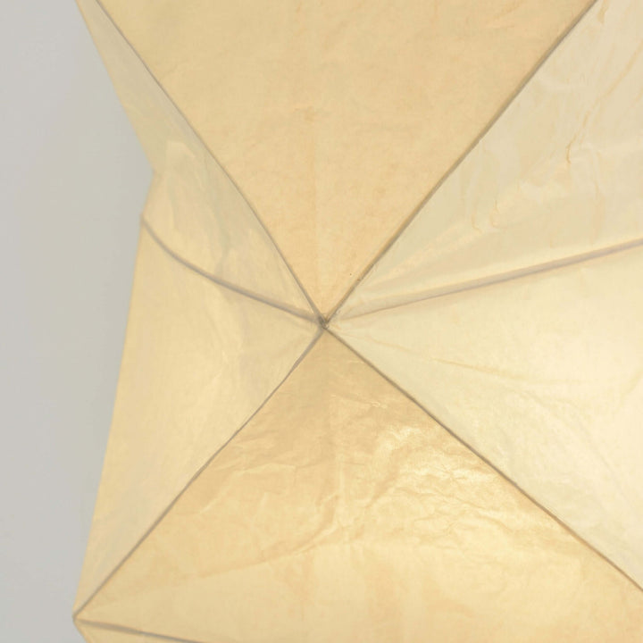Tall Washi Paper Floor Lamp shade texture detail