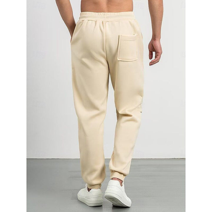 Apricot Tapered Joggers back view