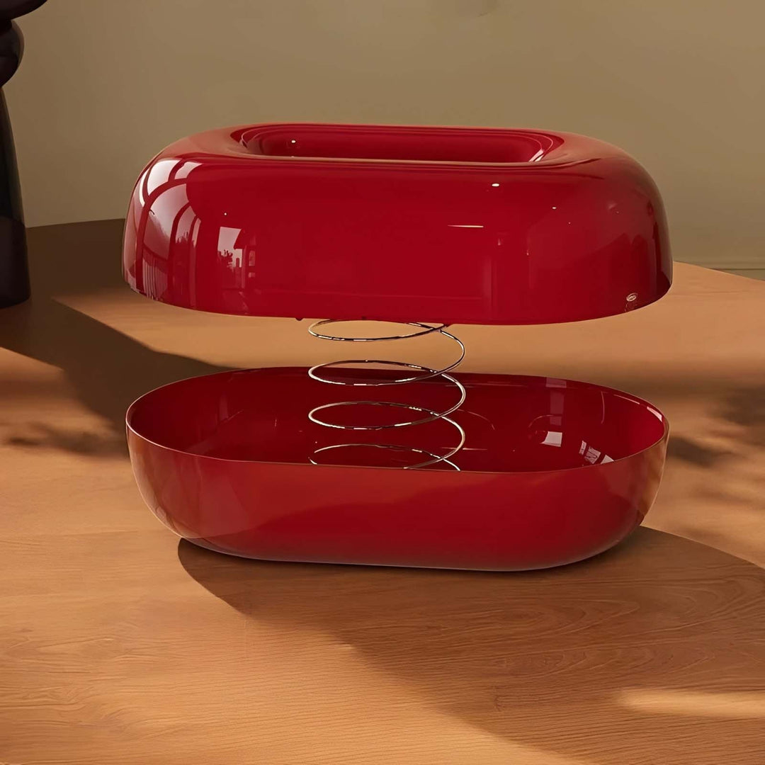 Sculpted Glossy Tissue Holder lifestyle