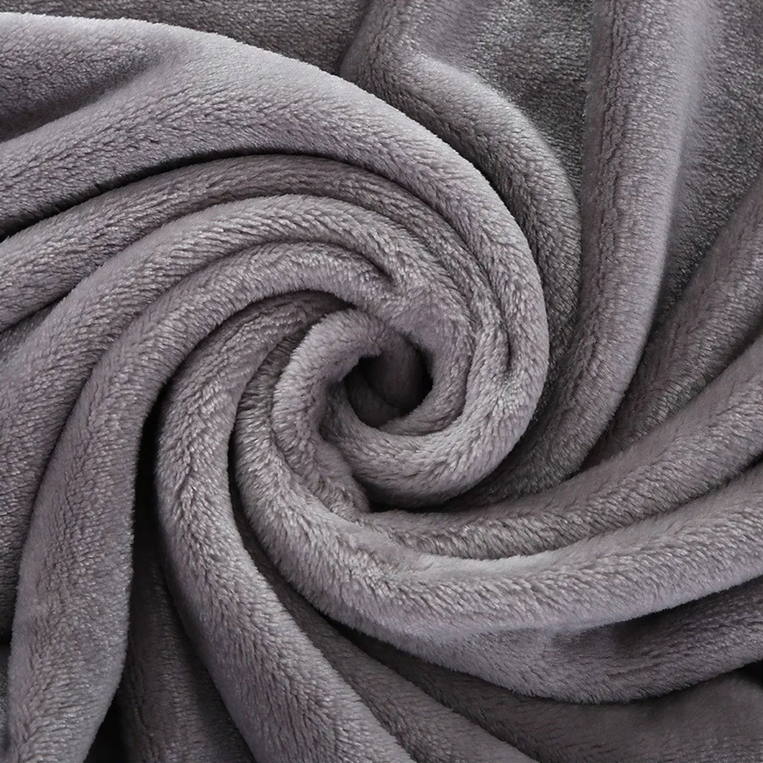 Thick Microfiber Flannel Blanket color options display