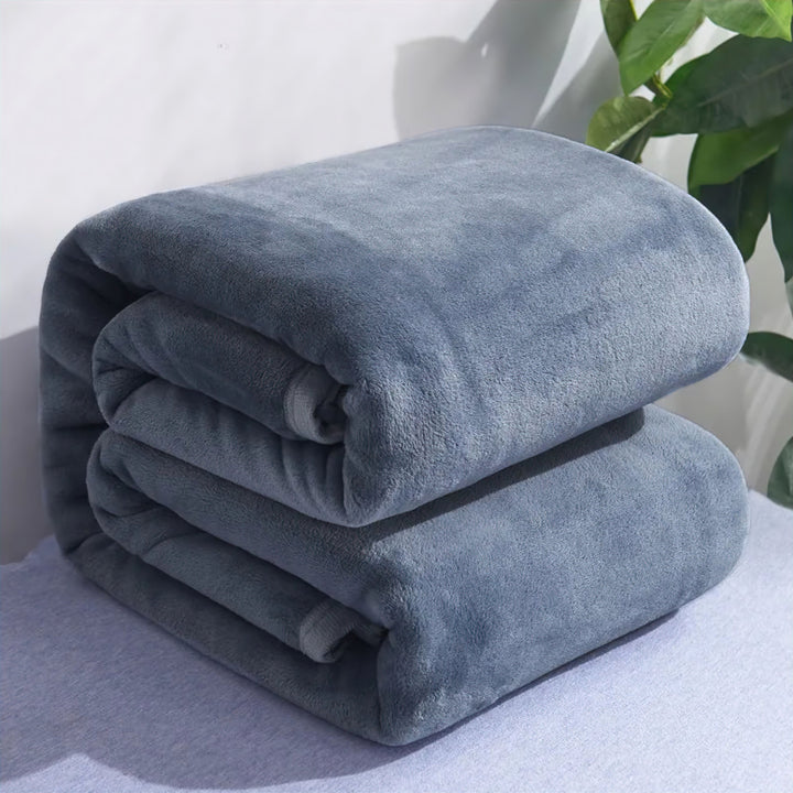 Thick Microfiber Flannel Blanket texture detail