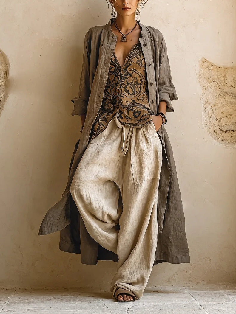 Camel Three-Piece Matching Set front view