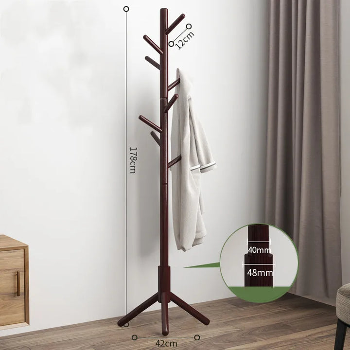 Wooden Freestanding Coat Rack