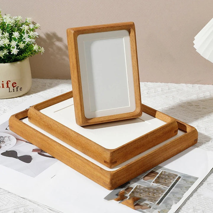 Modern Wood Decorative Photo Frame: Timeless Home & Office Decor Accent