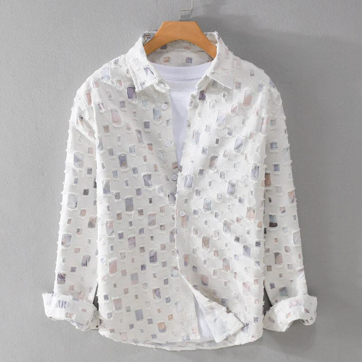 Cavalero Frayed Denim Shirt