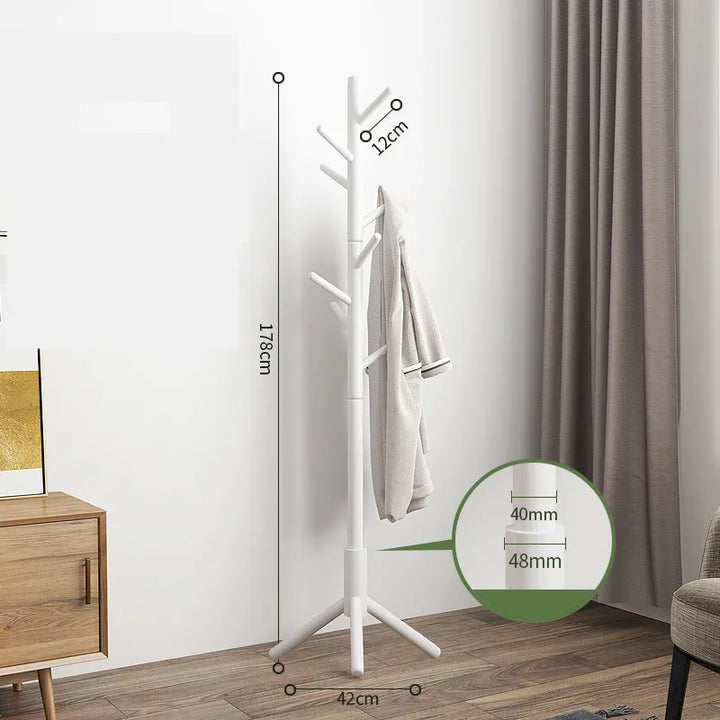 Wooden Freestanding Coat Rack