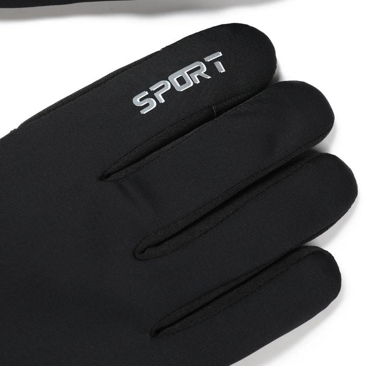 Water-Repellent Touchscreen Ski Gloves back of hand detail