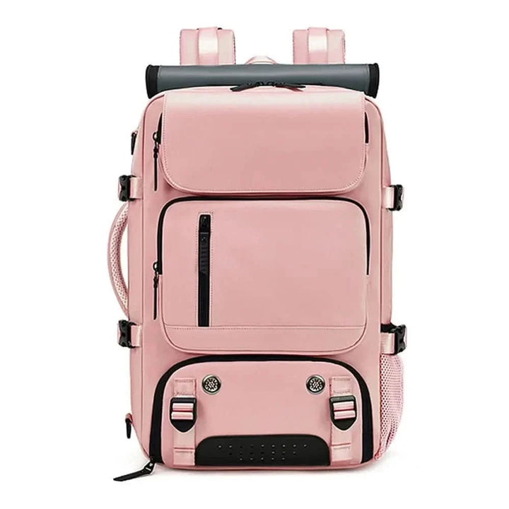 Water-Resistant USB Travel Backpack side view