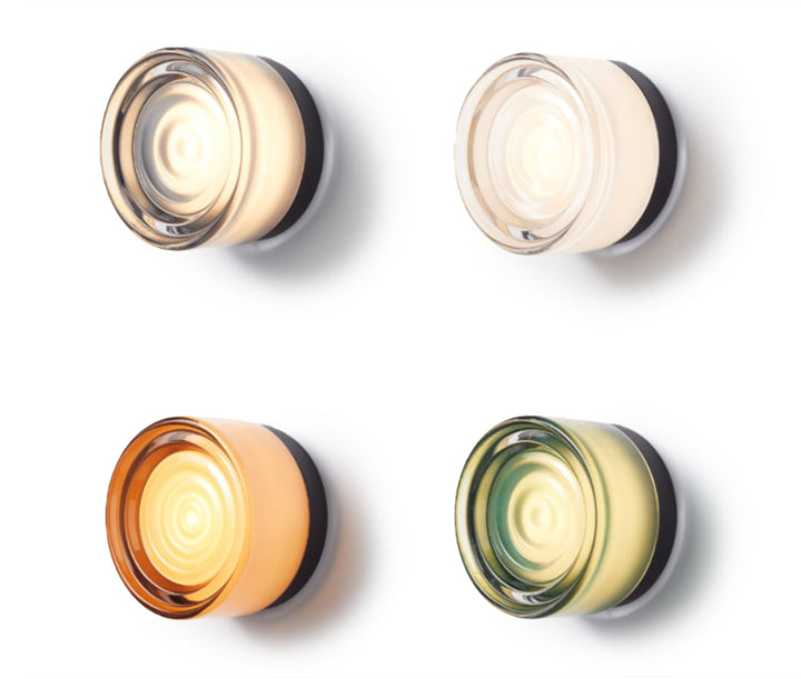 Wave-Textured Glass Sconce dimension diagram