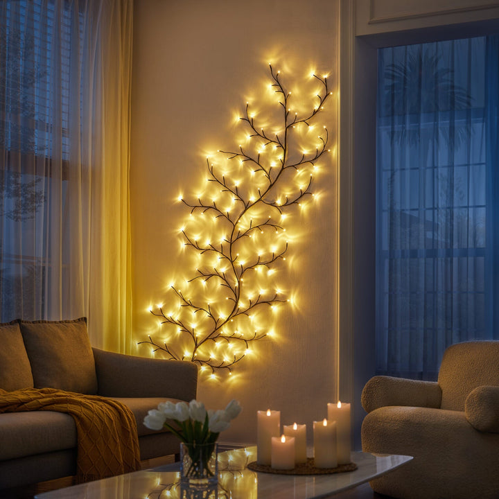 Moldable Copper Vine Light centerpiece lifestyle