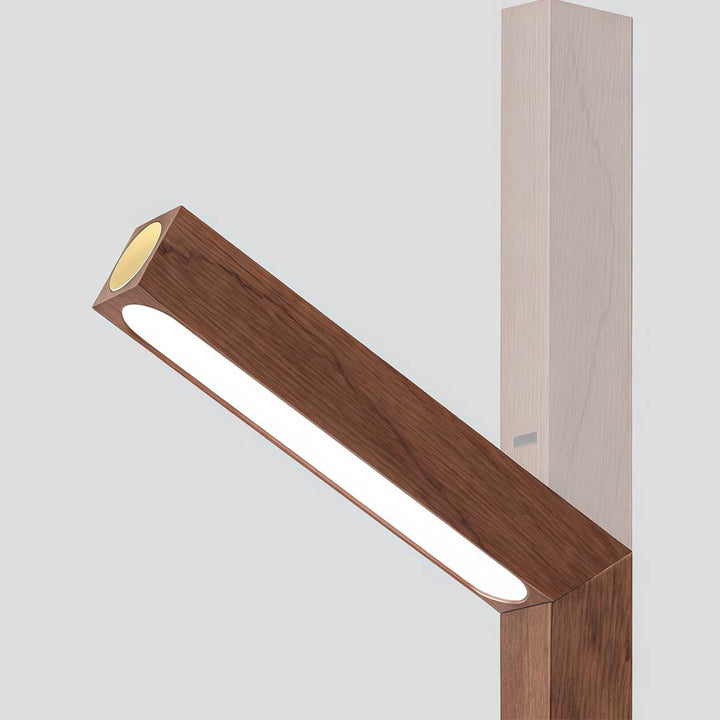 Solid Wood Touch-Control Table Lamp