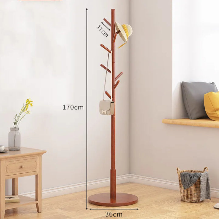 Wooden Freestanding Coat Rack