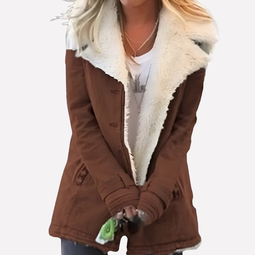 Sherpa-Collar Zip-Up Jacket alternate view 8