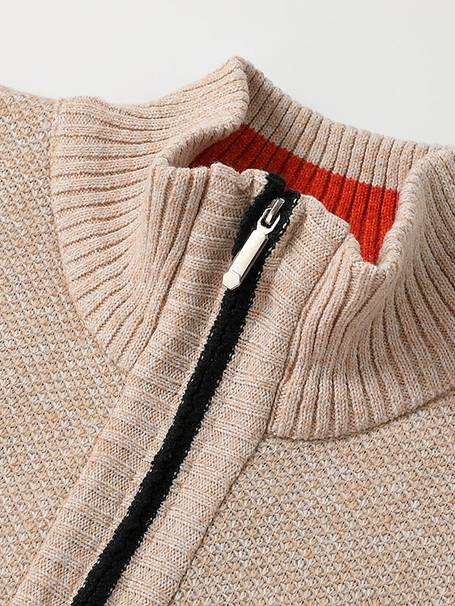 Zip-Up Cardigan detail view