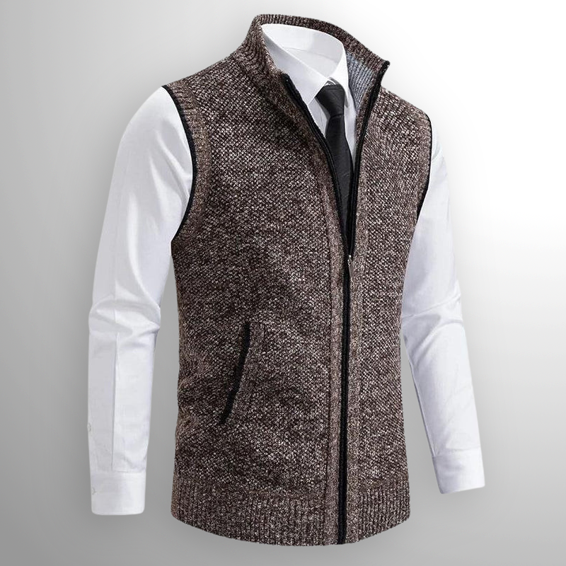 Black Sweater Vest detail view