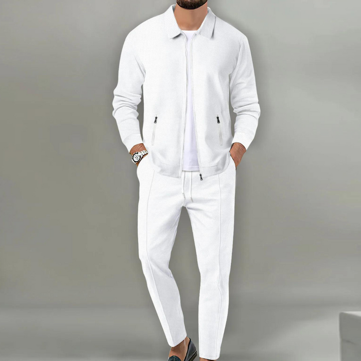 Zip-Up Tracksuit Set back view