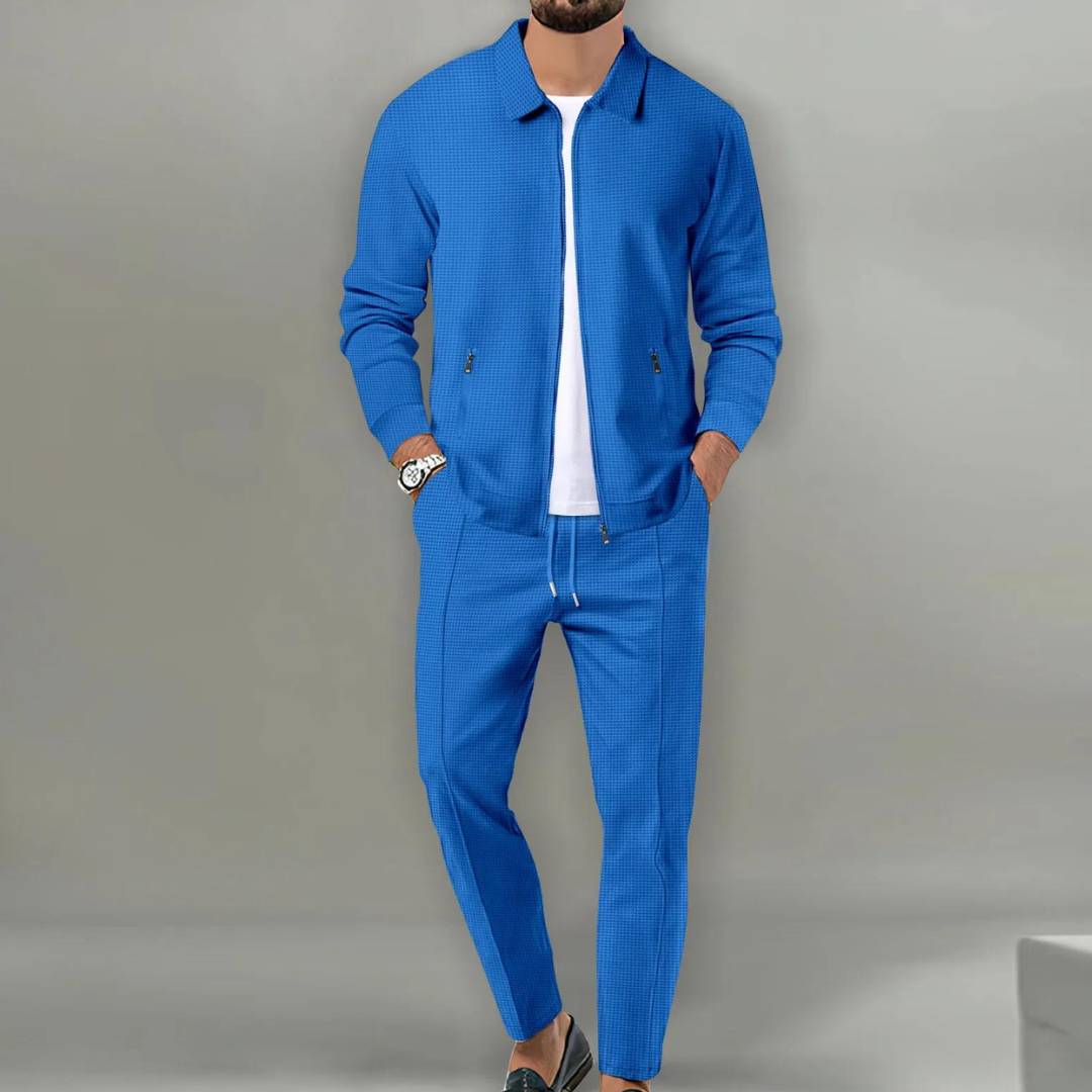 Zip-Up Tracksuit Set color options